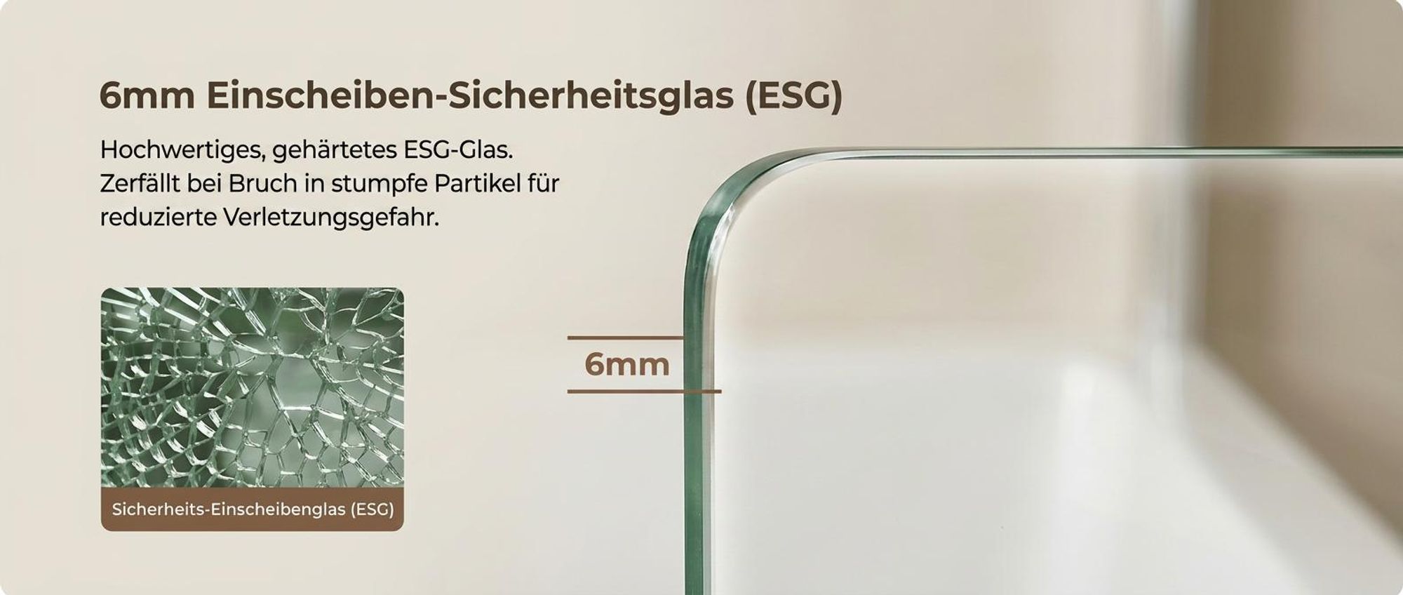 100 x 140 cm Badewannen 3-teilig Faltwand Aufsatz 180° Duschwand Duschabtrennung 6mm Nano Glas MIQU DAY-3D
