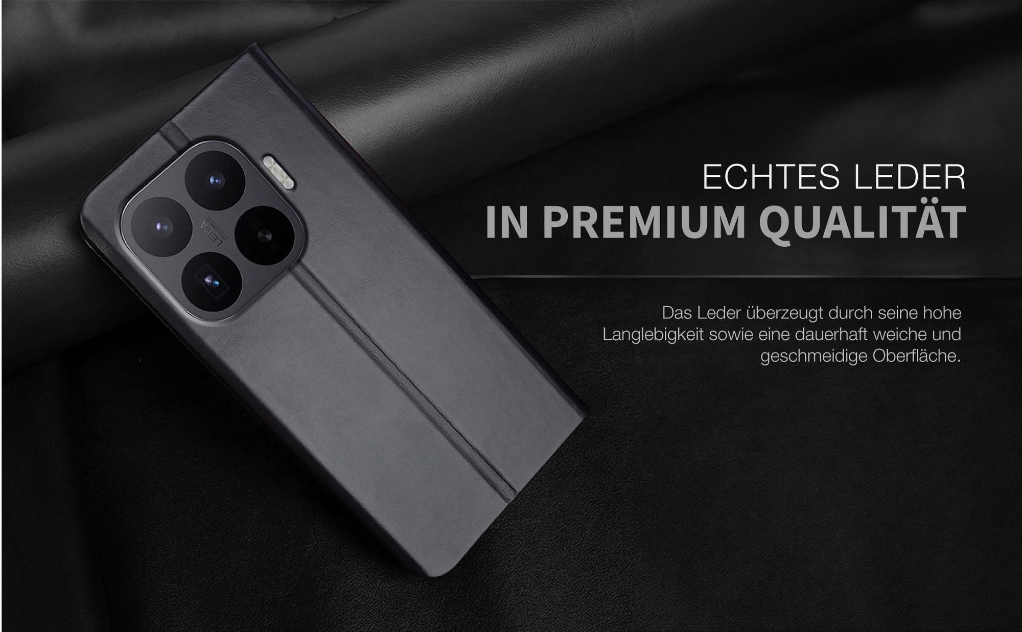 Lederhülle für das Xiaomi 17T mit Kameraschutz