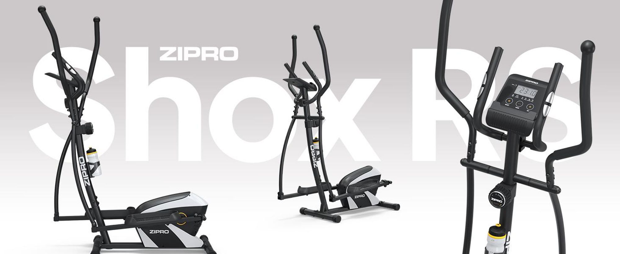 Zipro ZIPRO Shox RS Magnetic cross trainer Nero, Argento