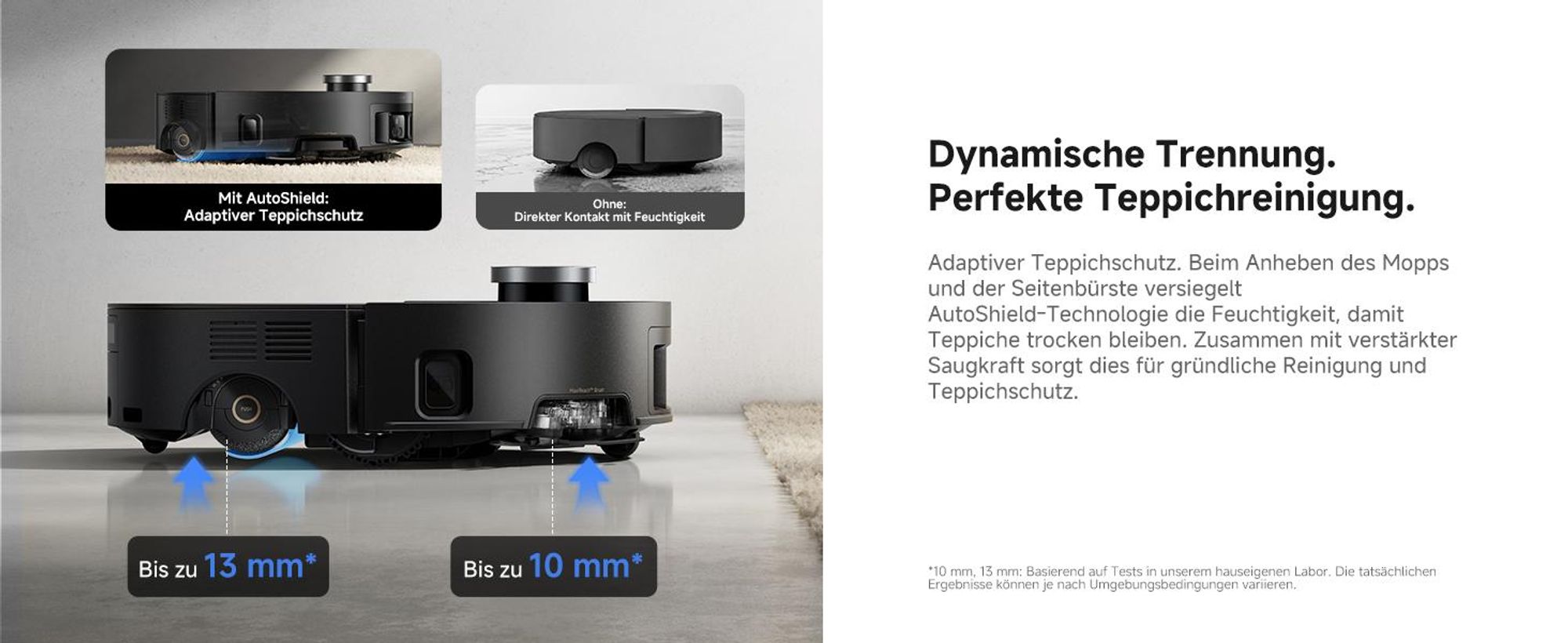 MOVA Z70 Ultra Roller Complete Saug- und Wischroboter mit automatischer Entleerung, selbstreinigendem Walzenmopp, 36.000 Pa