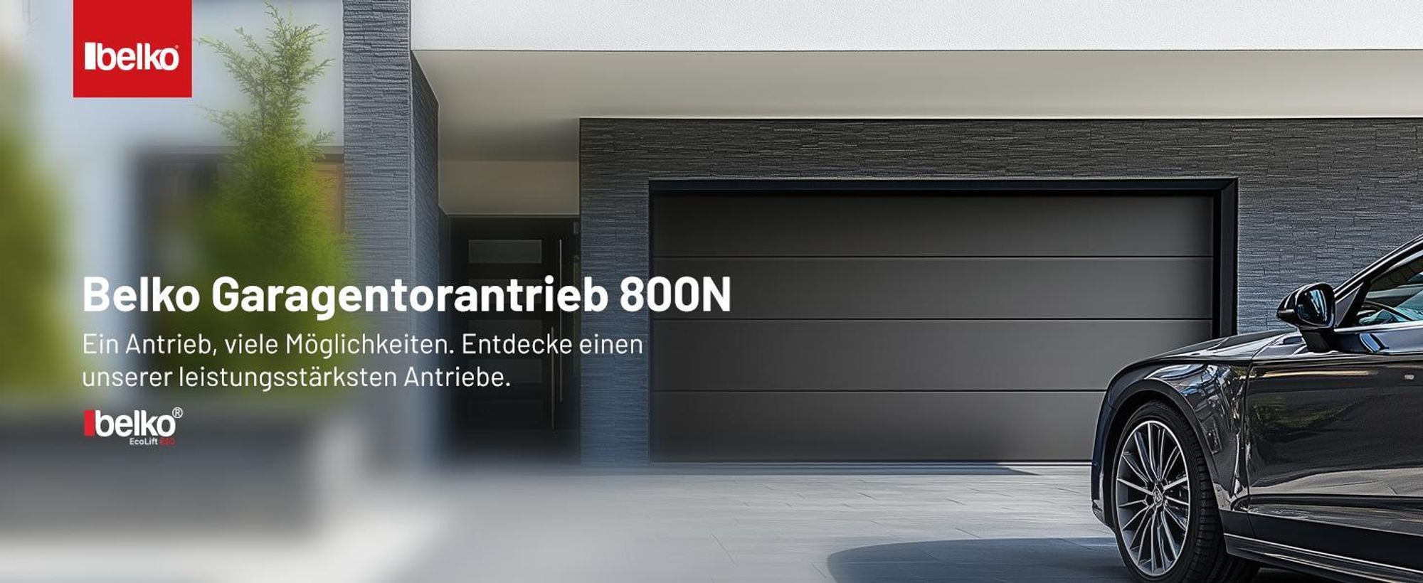 Garagentorantrieb Torantrieb Garagentoröffner 800N Motor bis 2,24m, Toröffner