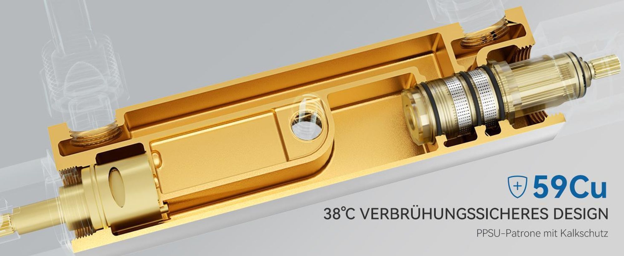 Auralum Duschsystem mit Thermostat Regendusche Duschset Duschkopf Handbrause und Duschstange Duschsäule für Dusche Duscharmatur