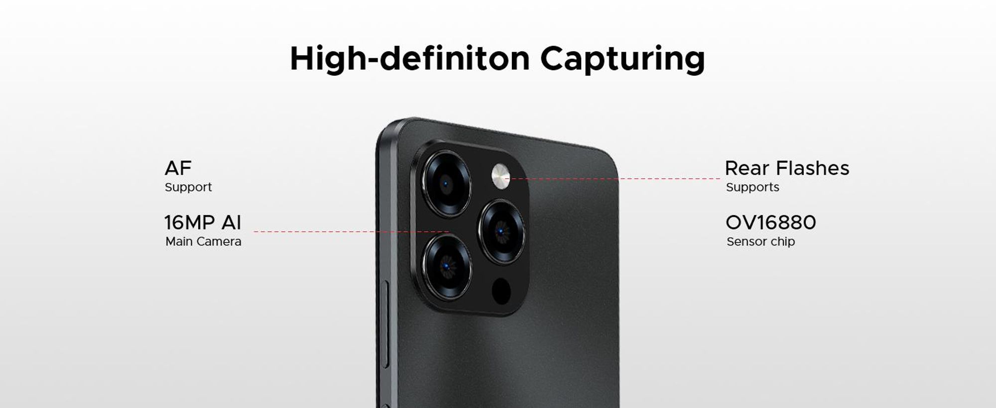 DOOGEE Note58 Pro, smartphone, Android 16, 6,75" displej s obnovovací frekvencí 90 Hz, baterie 6250 mAh, 64 GB RAM + 256 GB interní paměť, 4G, 16MP fotoaparát, NFC, čtečka otisků prstů, bez smlouvy