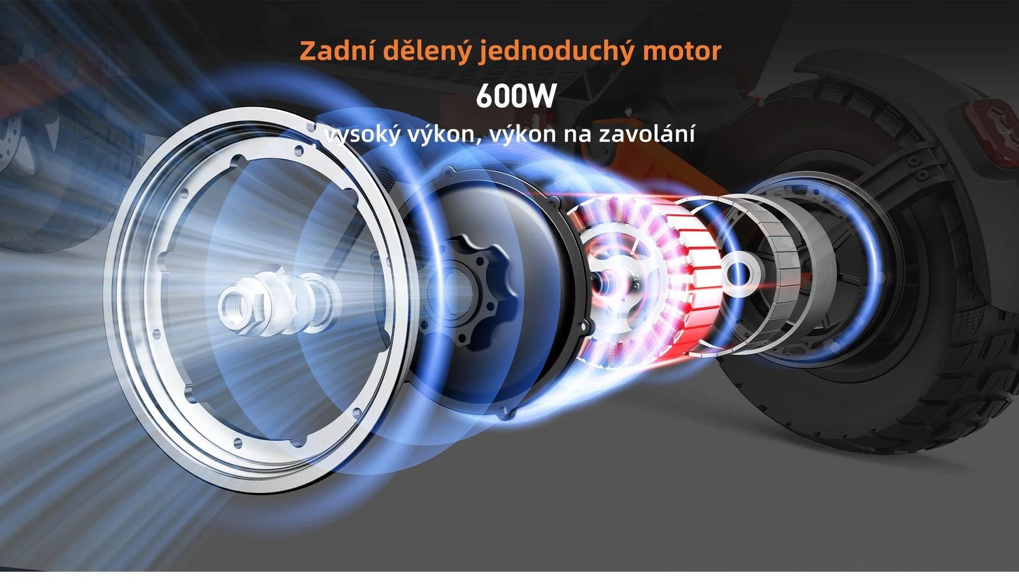 JOYOR S5-Z Skládací Elektrická koloběžka - 600W Motor 48V13AH Baterie 10 Palcové Pneumatiky Disk Brzdami S Funkcí Blinkru - Černá