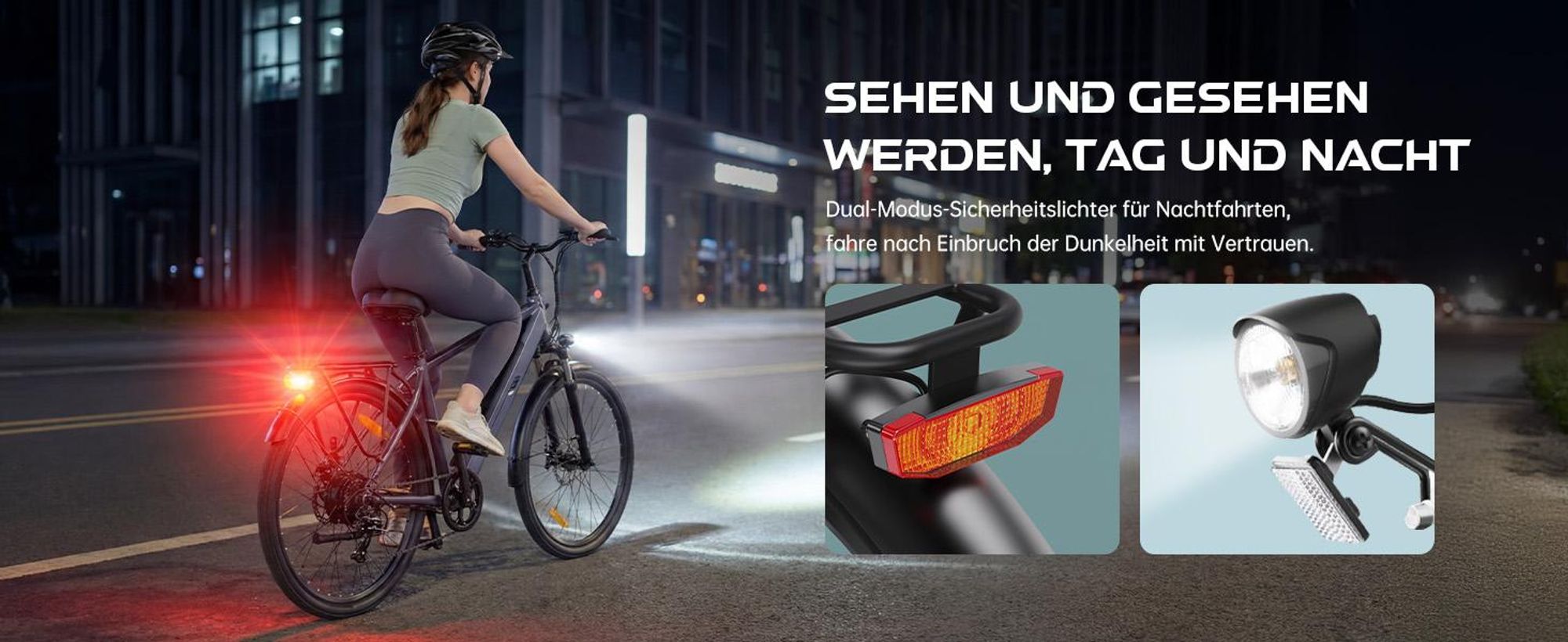 Touroll J2 E-Bike 26 Zoll, 250W Motor, 100 km Reichweite, Shimano 7-Gang, LED Display, Scheibenbremsen, City Elektrofahrrad