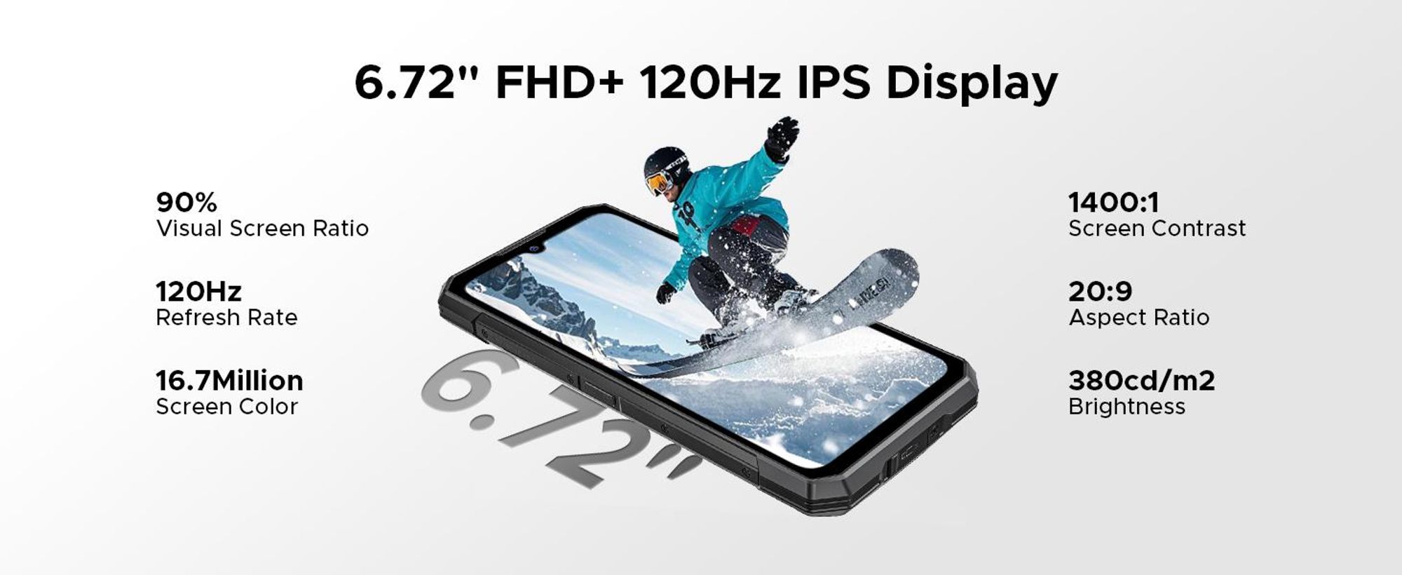 Doogee S200 Plus, 17,1 cm (6.72"), 12 GB, 512 GB, 100 MP, Android 14, Zlato