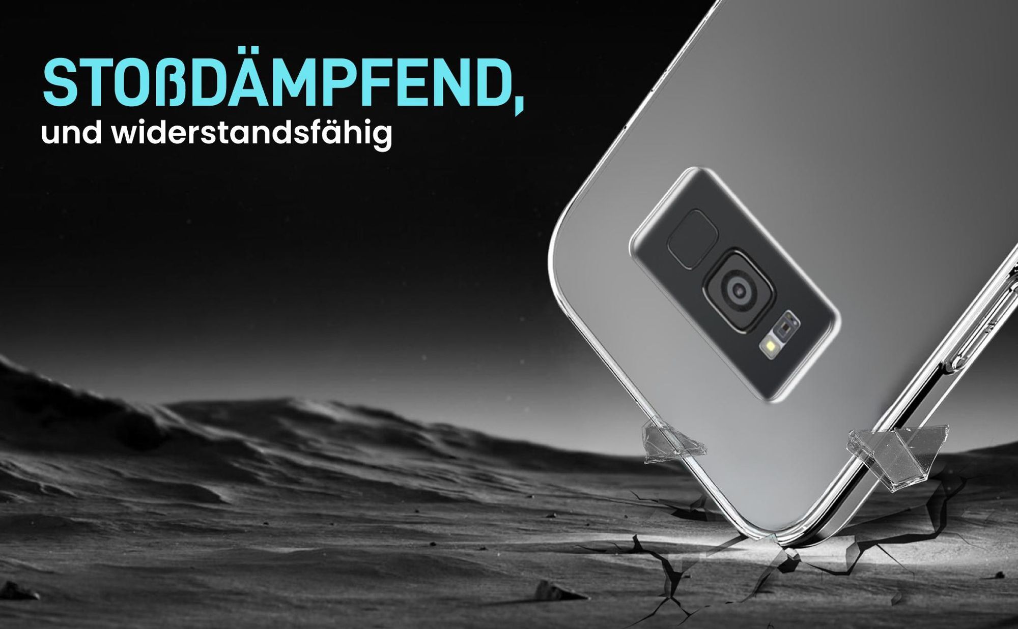 Backcover für Samsung Galaxy S8 - unterstützt kabelloses Laden auch mit Hülle
