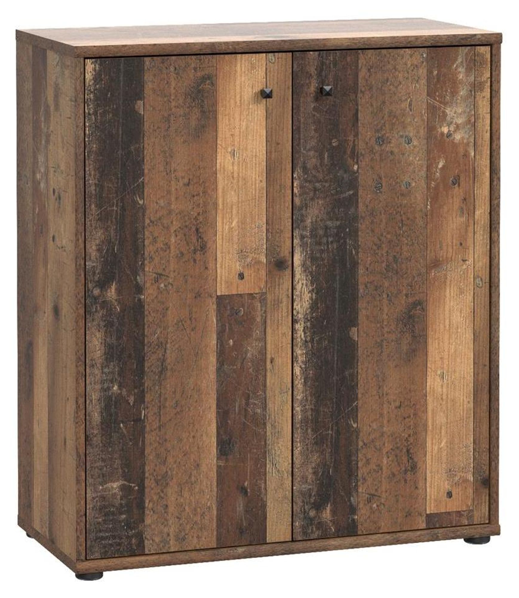 freiraum Kommode Tembi – moderne Kommode mit Old-Wood-Vintage-Nachbildung und 2 Türen