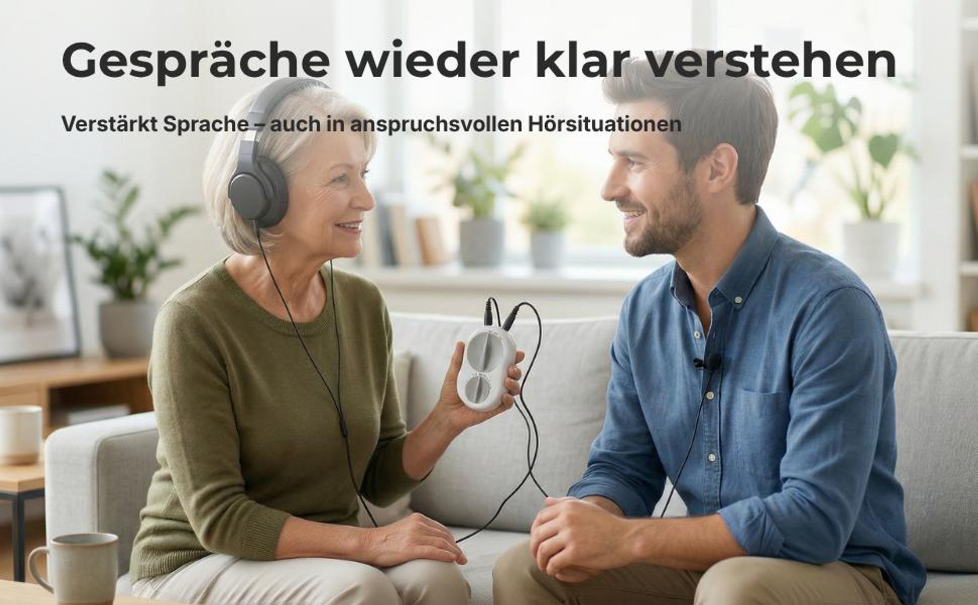 Humantechnik Crescendo60 Hörverstärker mit Kinnbügelhörer