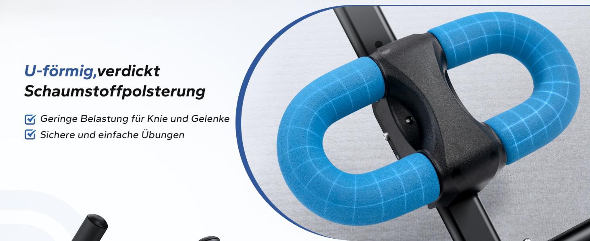 Multifunktionaler klappbarer Bauchmuskeltrainer – LCD-Display, 5 Höheneinstellungen & 2 Neigungswinkel, ergonomisch, bis 120 kg, Ganzkörpertraining
