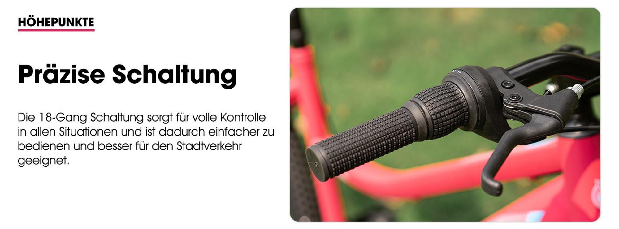 Hiland 26 Zoll Damen Mountainbike, 18 Gänge Federgabel MTB mit 18-Gang-Getriebe und gefederte Vorderradgabel, doppelte mechanische Scheibenbremsen