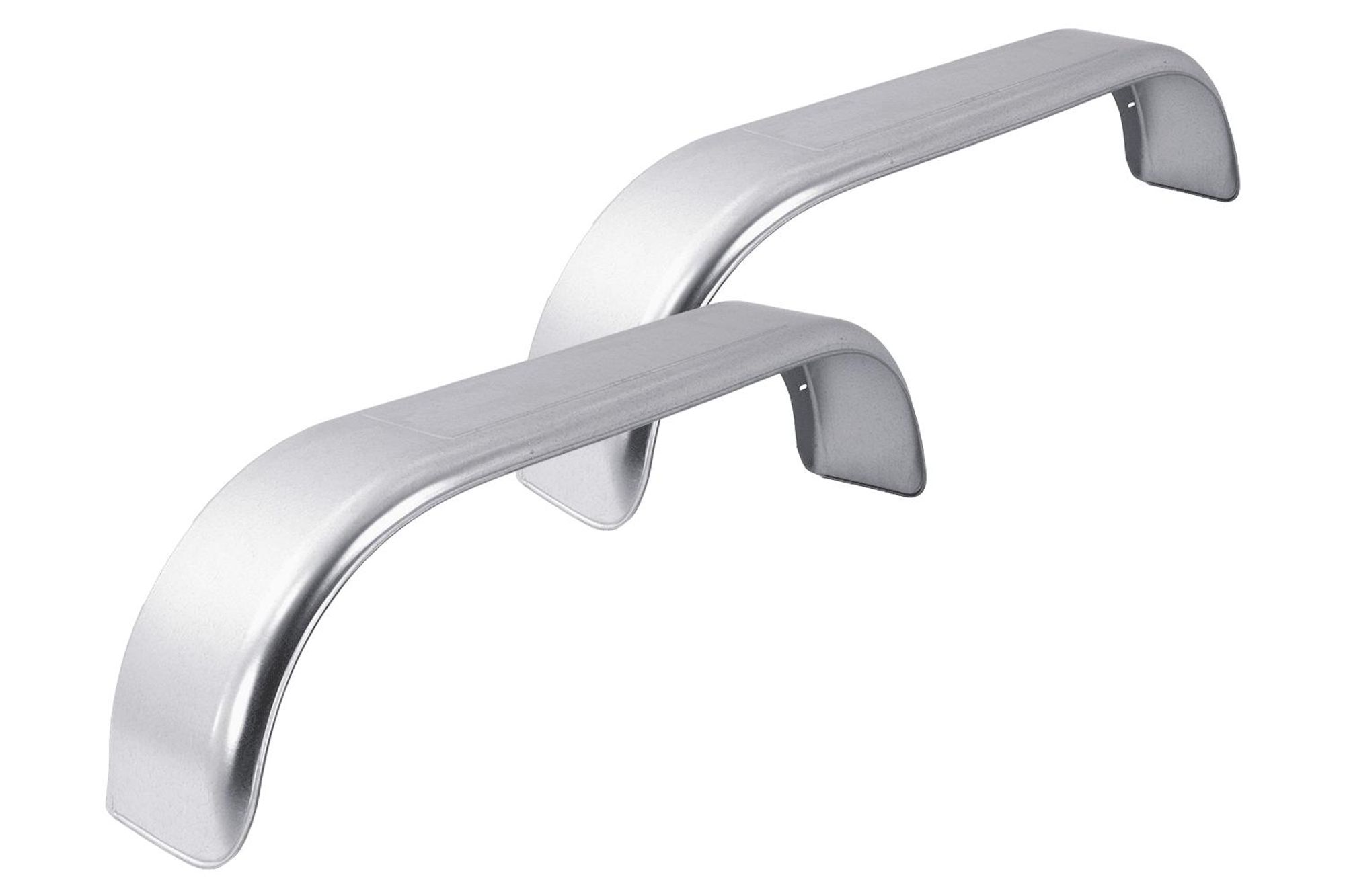 DE HAAN THRD 22155 Tandem-Kotflügel-Set 14-15 Zoll aus verzinktem Stahl 2 Stück für Pkw-Anhänger 1550x220 mm Radkasten