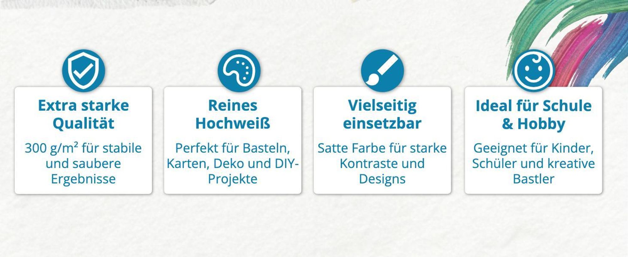 itenga Fotokarton hochweiß - 50x70cm 300g/m² 10 Bogen
