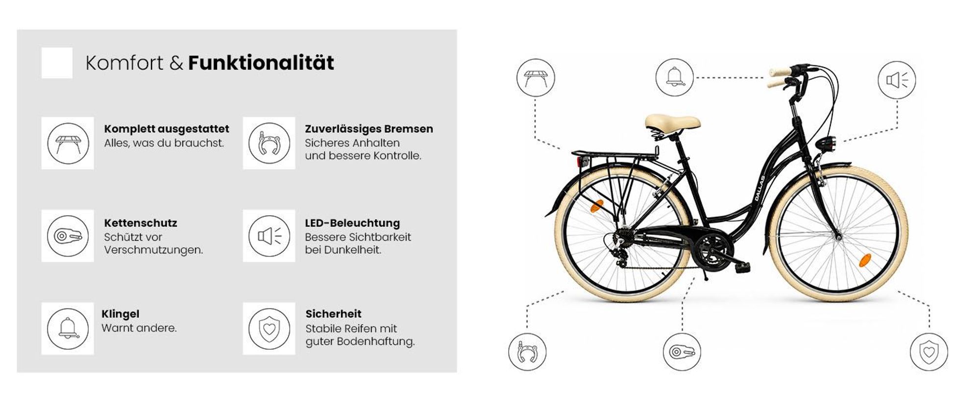 Damenfahrrad