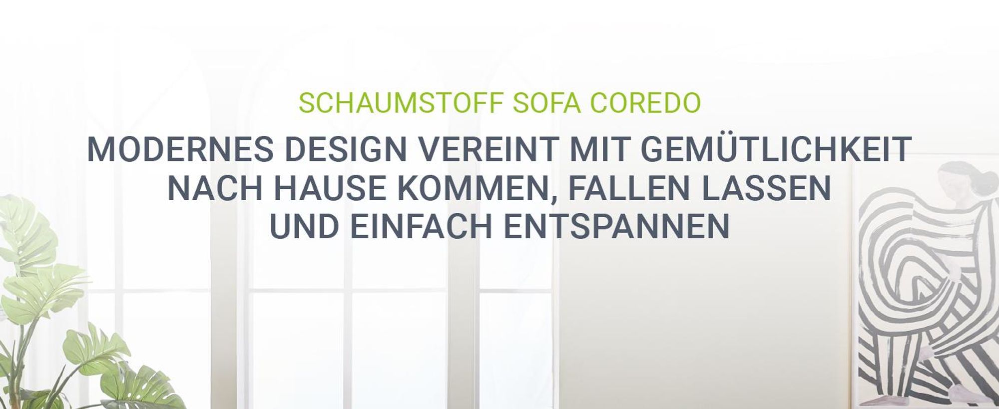 Juskys Sofa Coredo - Beige, moderne Couch aus Cord mit Kissen, Ottomane links