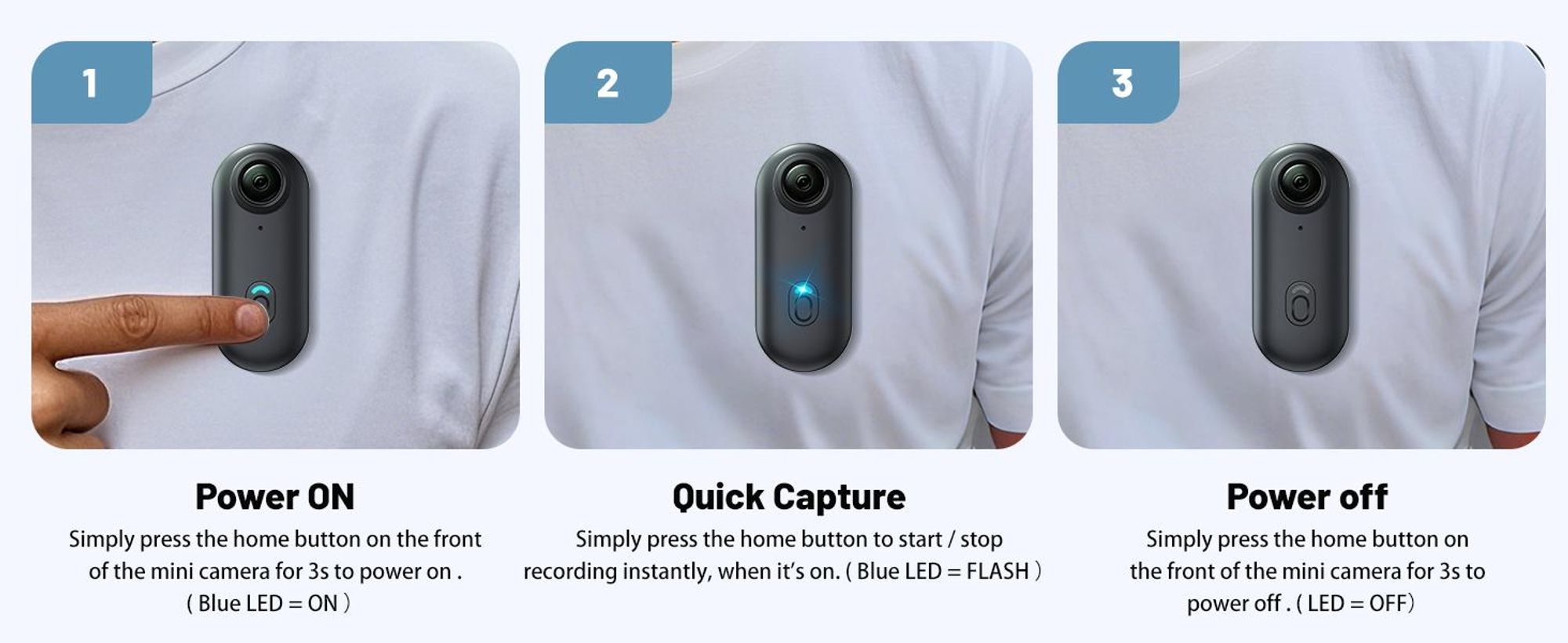 Mini-Körperkamera 1080P, daumengroße tragbare Action-Körperkamera mit Magnetclip – tragbare POV-Körperkamera für Sicherheit im Freien, Reisen