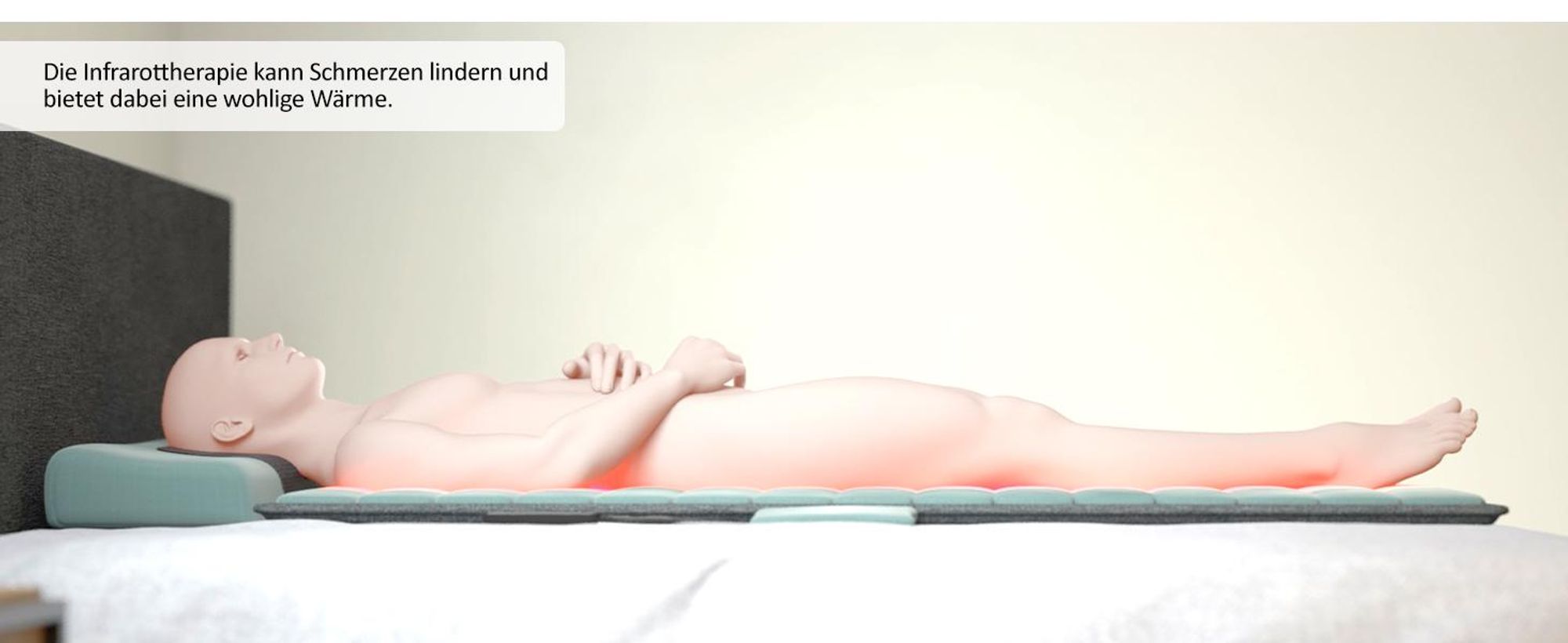 AJIEQAQ Premium Ganzkörper Massagematte mit Wärmefunktion, 10 Vibrationsmotoren & Shiatsu Nackenmassage, Elektrische Massageauflage, 190x65 cm