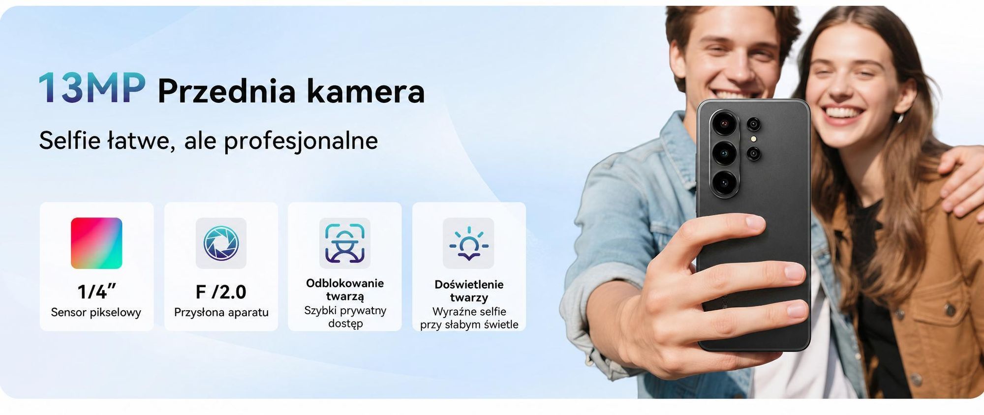 Smartfon Blackview WAVE 10 bez umowy, system Android 16, 32+128 GB, dwie karty SIM, częstotliwość odświeżania 120 Hz, ekran 6,88", aparat 32 MP, zdjęcia na żywo, bateria 5000 mAh, Face ID, Wi-Fi 5G, system Doke OS 5.0