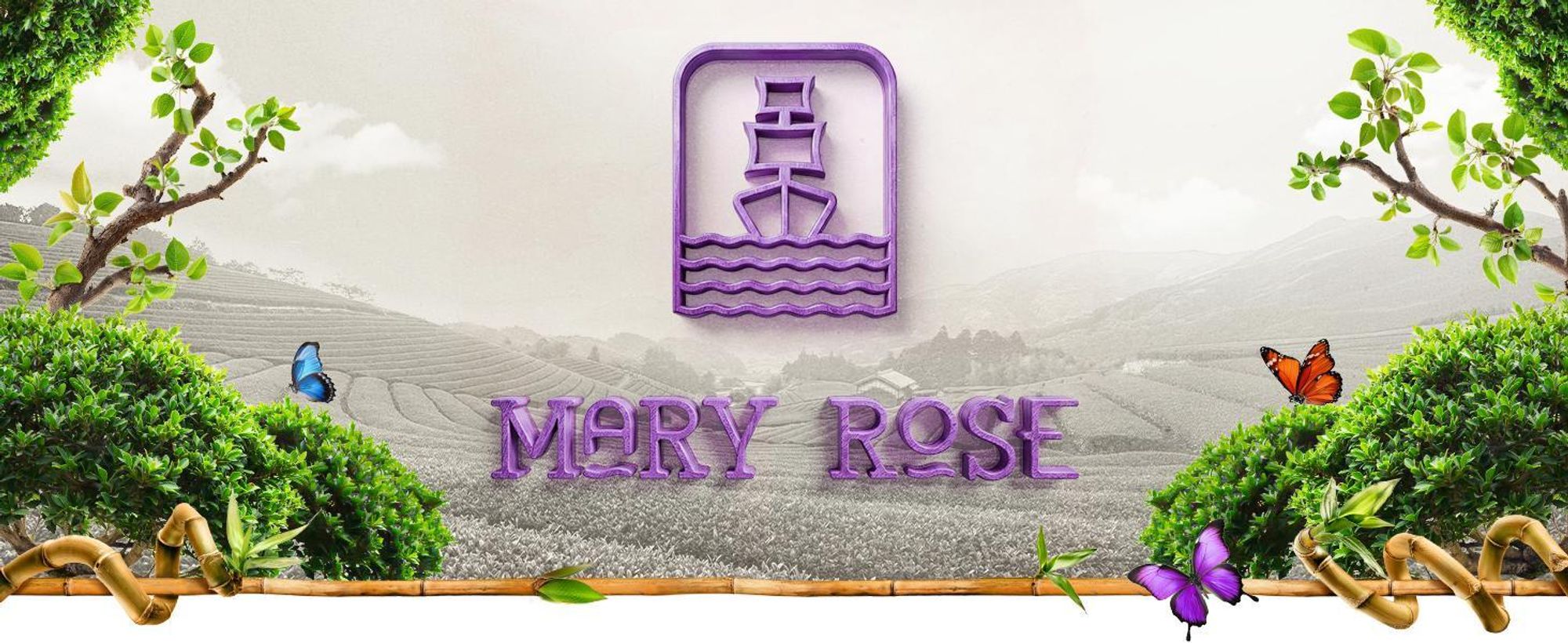 Mary Rose - Purple Matcha Tee Ube Pulver 100g - Lila Yamswurzel - Koffeinfrei - Für Latte, Gebäck - Lebensmittelfarbstoff - Vanille-Nuss-Geschmack