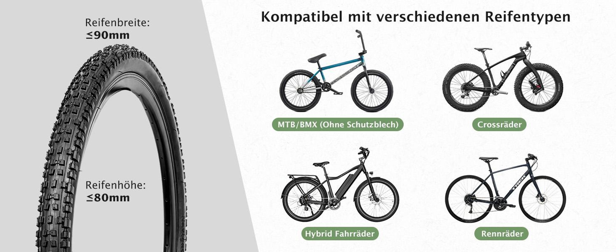 HOKO-VELO 30 Fahrrad Aufhängung für die Wand mit Hinterrad Halterung als Geschenk. Seitlich schwenkbar für eine platzsparende Aufbewahrung des Fahrrad