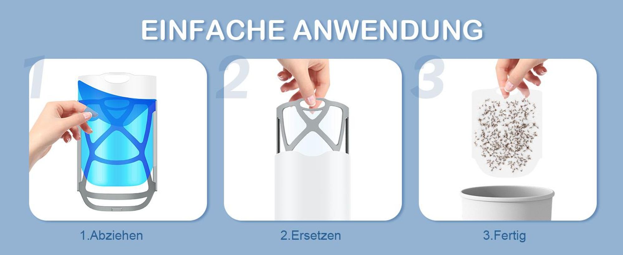 UV Insektenvernichter, Insektenfalle Elektrisch, Fliegenfalle Innenbereich, Elektrischer Insektenstecke, Gegen Obstfliegen, Fliegen, Motten, Mücken