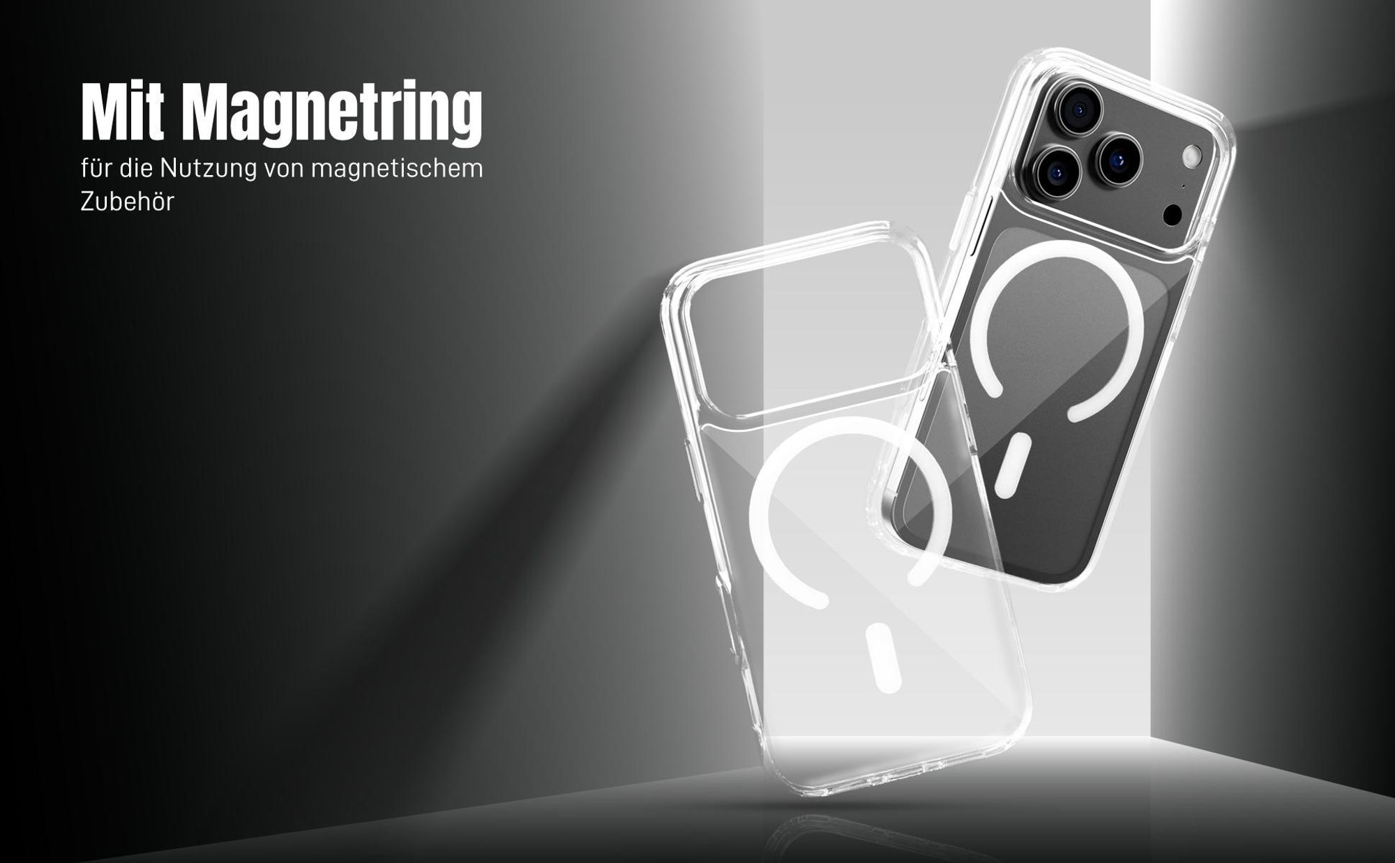 TPU Backcover für Apple iPhone 17 Pro mit Magnetring
