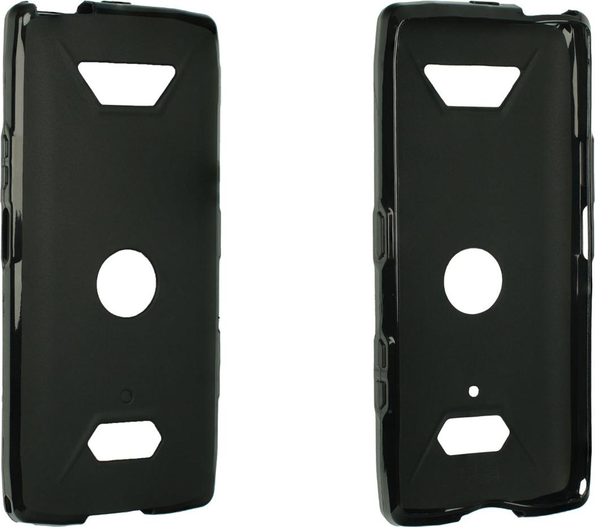 caseroxx Schutz-Hülle TPU-Hülle kompatibel mit Crosscall Core-Z5, Gummi Handy Tasche schwarz Displayschutzfolie Bild 2
