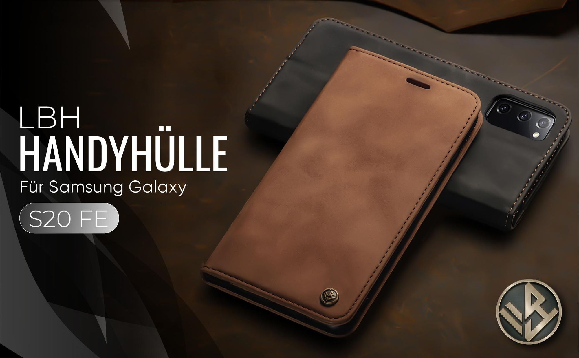 Hochwertige Klapphülle für Samsung Galaxy S20 FE im klassischen Design