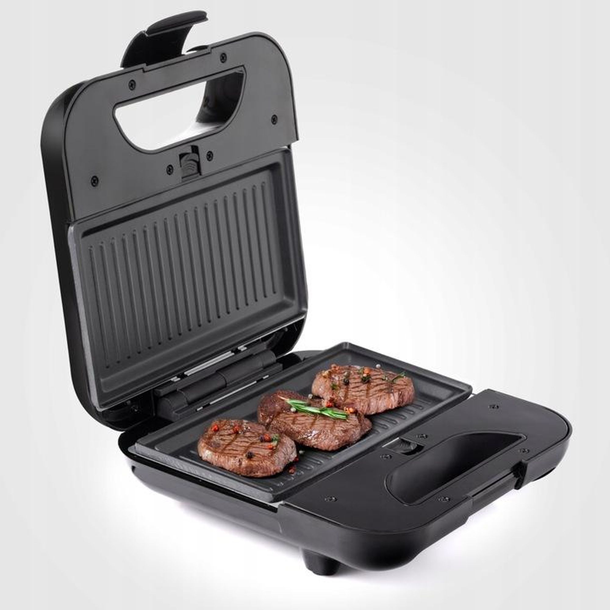 Opiekacz do kanapek Toster LEHMANN TOAST Sandwich Grill Gofrownica Panini 3w1 mocny 1200