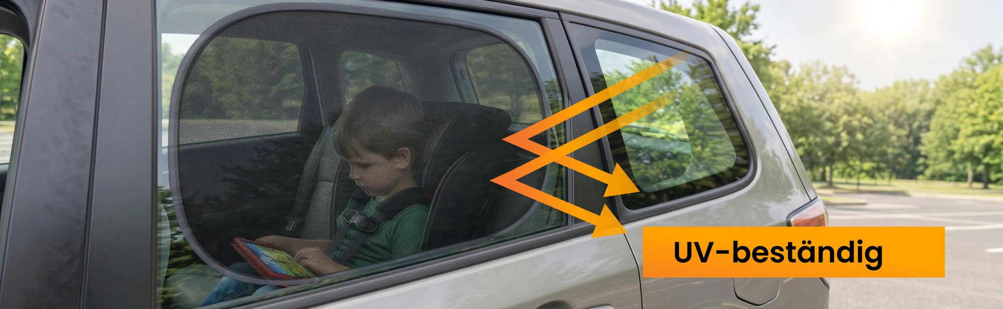R2B Sonnenschutz Auto, 2 Stück Sonnenschutz Auto Baby, Selbstklebende Sonnenschutz, Sonnenschutz Auto hinten, Sonnenschutz Auto Kinder, Saugnäpfe Sonnenblende, Autofenster Sonnenschutz