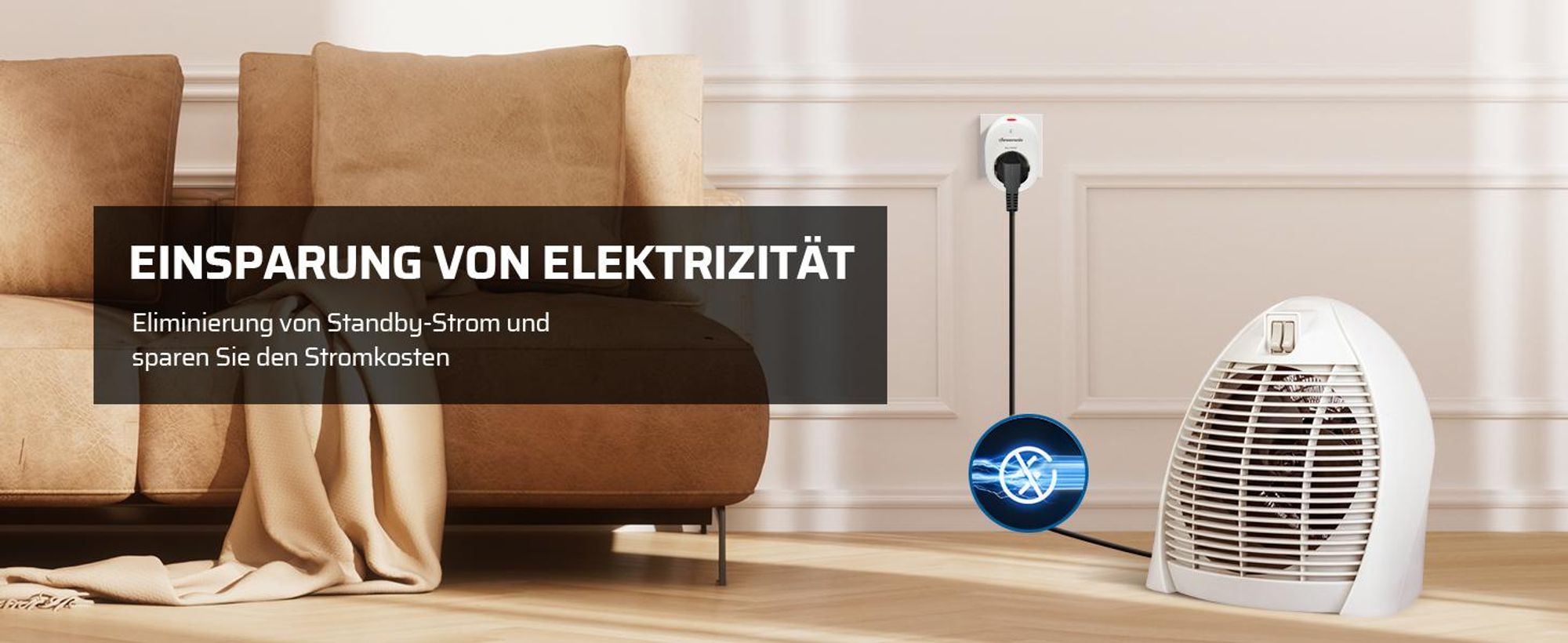 DEWENWILS 5er Set Funksteckdose mit Fernbedienung, 30M Reichweit, Innen, Weiß