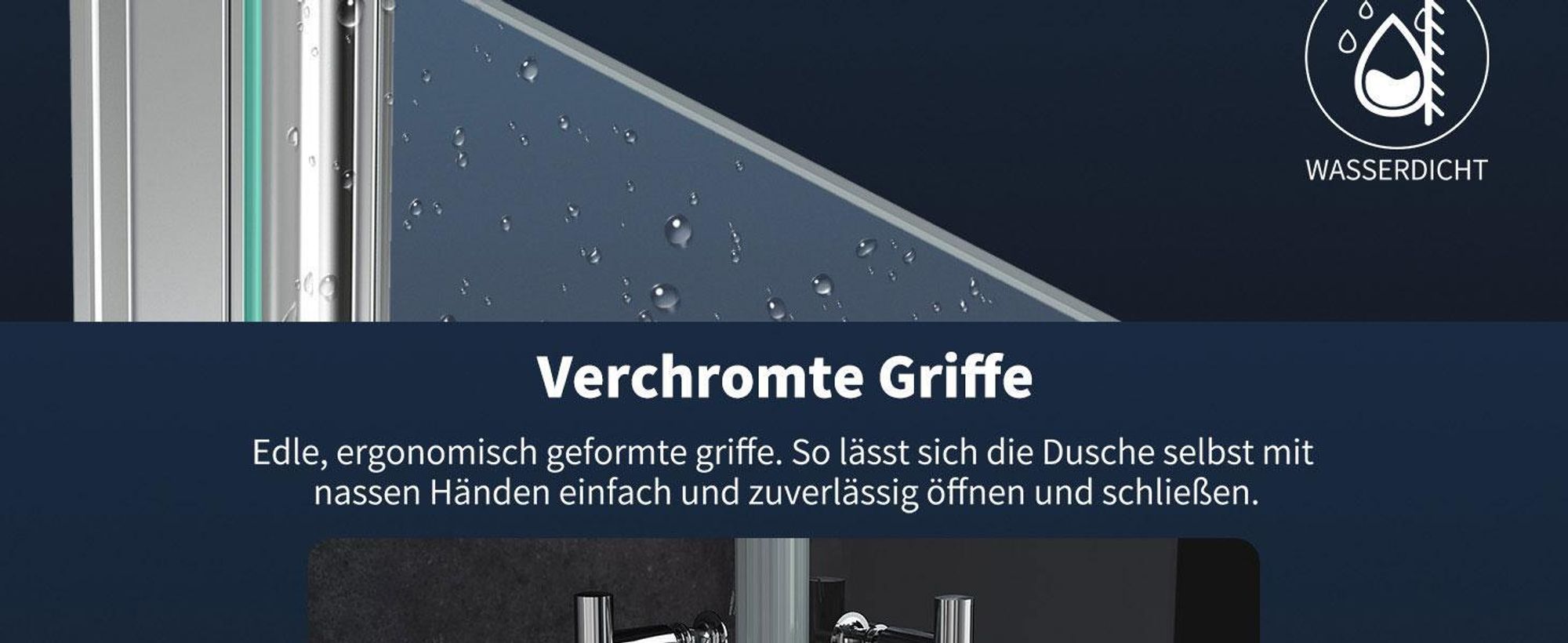 Nischentür Dusche Falttür Duschtür 90x195cm Duschabtrennung Faltbar Duschkabine 6mm ESG NANO Glas Nischdusche Duschwand