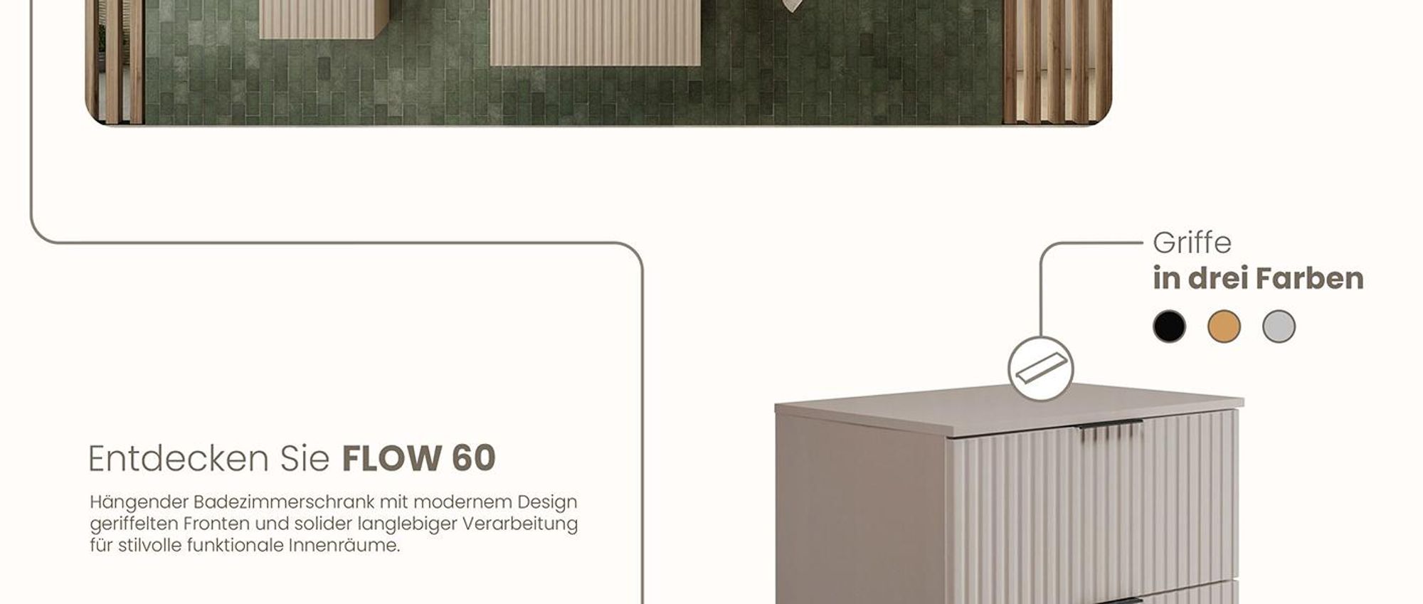 RODAN, Badmöbel, Badschrank, Badezimmermöbel, Badezimmer, MODERN, Waschbeckenunterschrank