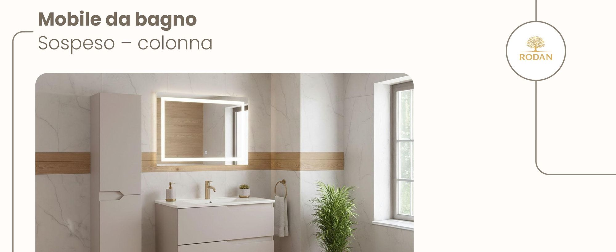 RODAN, mobile bagno, mobile sotto lavabo, mobile bagno moderno, mobili per il bagno