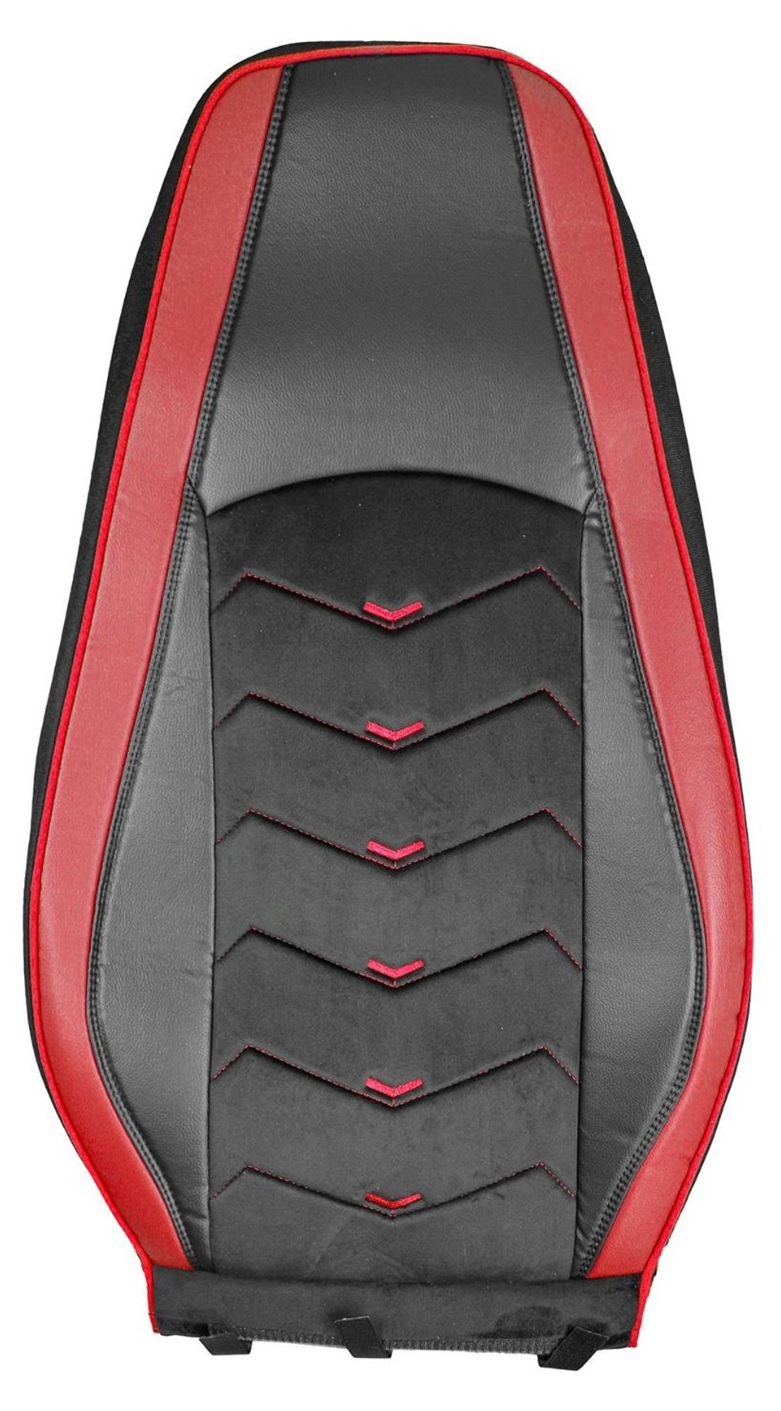 LKW Sitzbezüge Für Scania R Sitzauflagen Schonbe Leder + Alcantara ab 2006-Rot