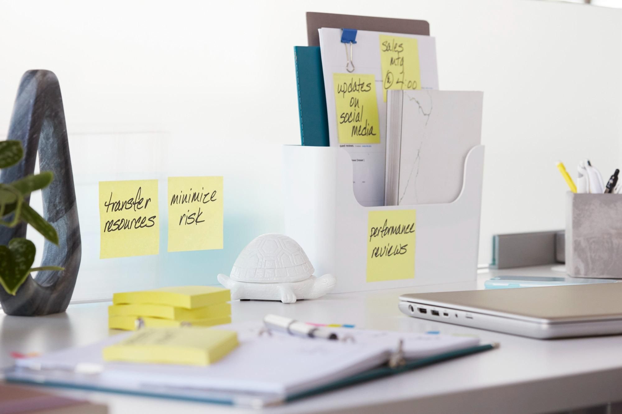 Post-it® Super Sticky Z-Notes Gelb Haftnotizen 76x76mm 12 Blöcke 90 Blatt