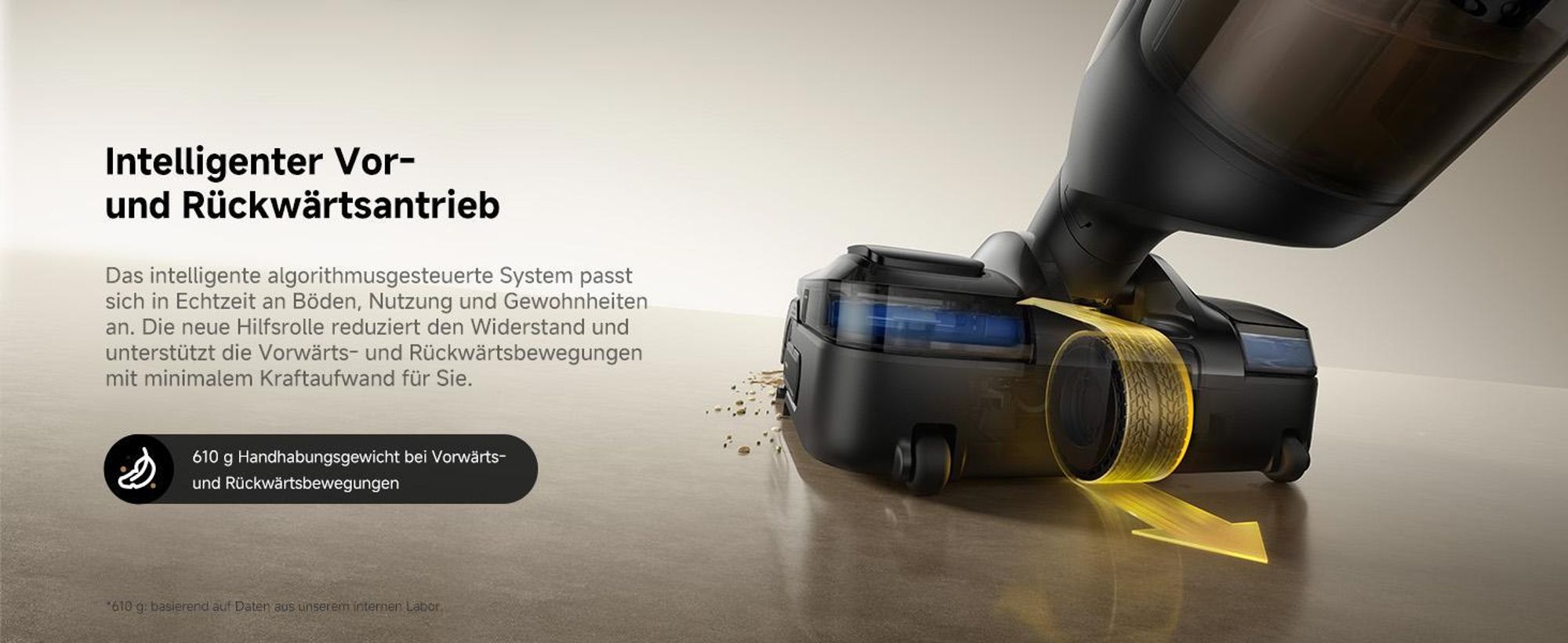 MOVA M50 Ultra Nass- & Trockensauger 22.000 Pa, Triple-Edge, Klappgriff + Reinigungsflüssigkeit Gratis