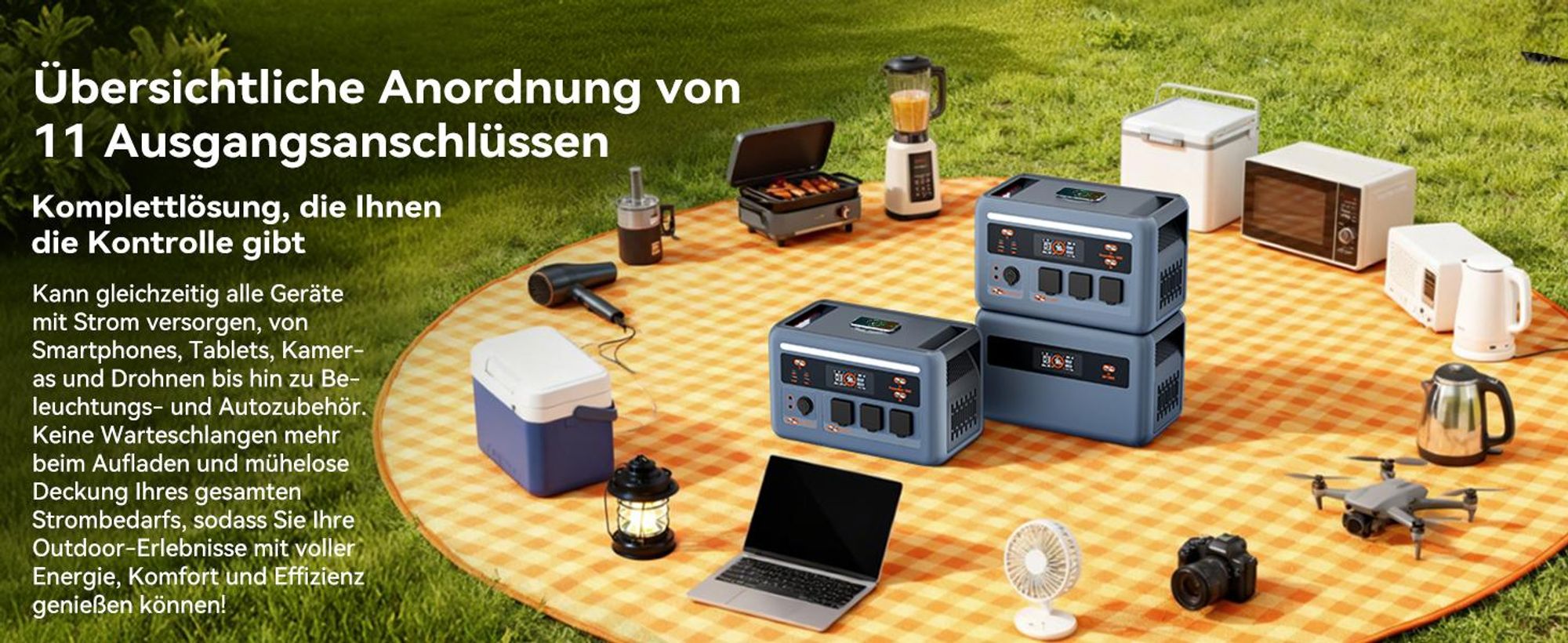 Oscal Powermax 1800SE Tragbar Powerstation, 1024Wh LiFePO4-Akku,1800W Solargenerator 1,8 in kW,(1-tlg),Notstromversorgung, Camping,Wohnmobil, zu Hause