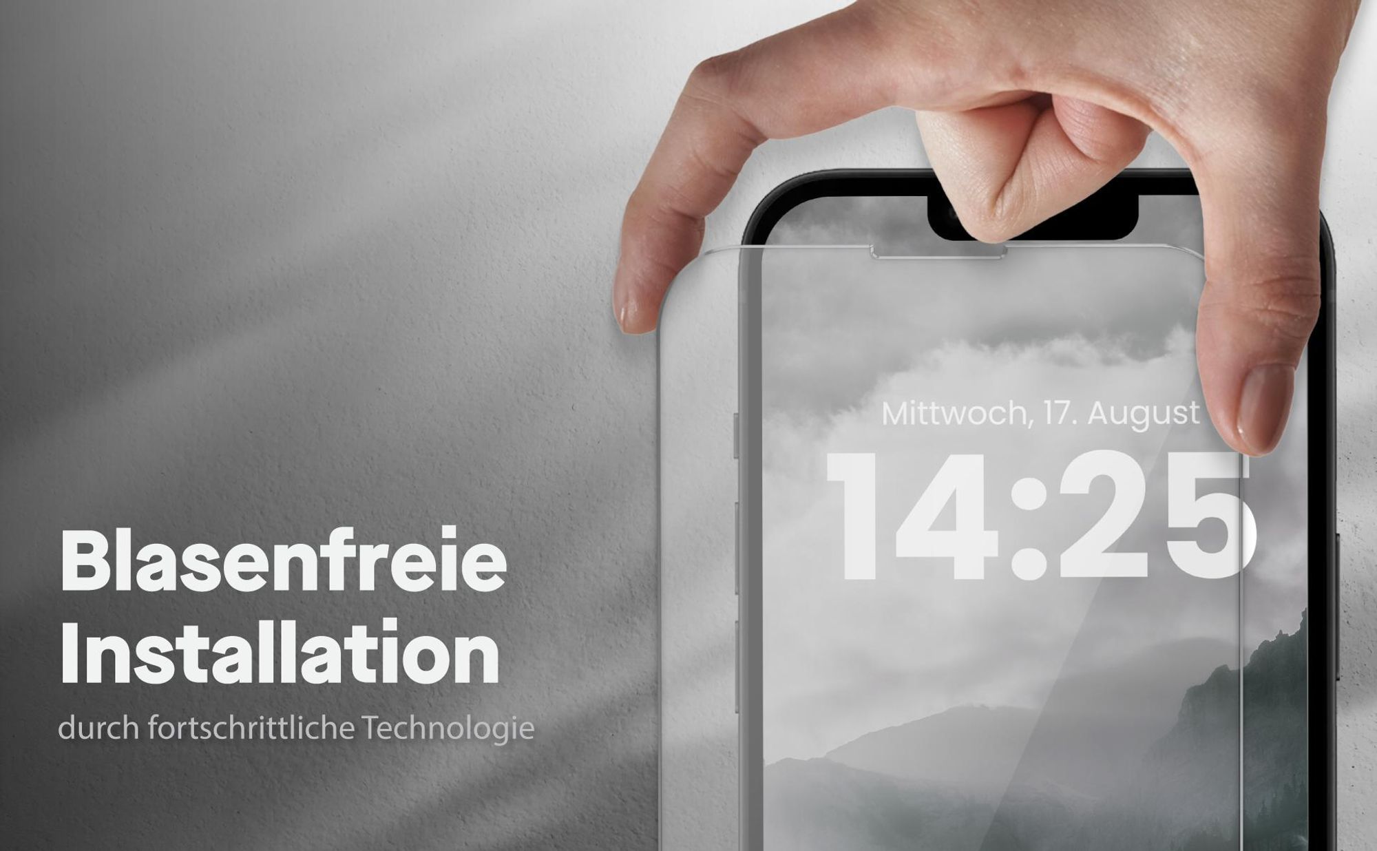 Zwei Stück Panzerfolie für Apple iPhone 13 für Schutz gegen Kratzer, Staub und Schmutz