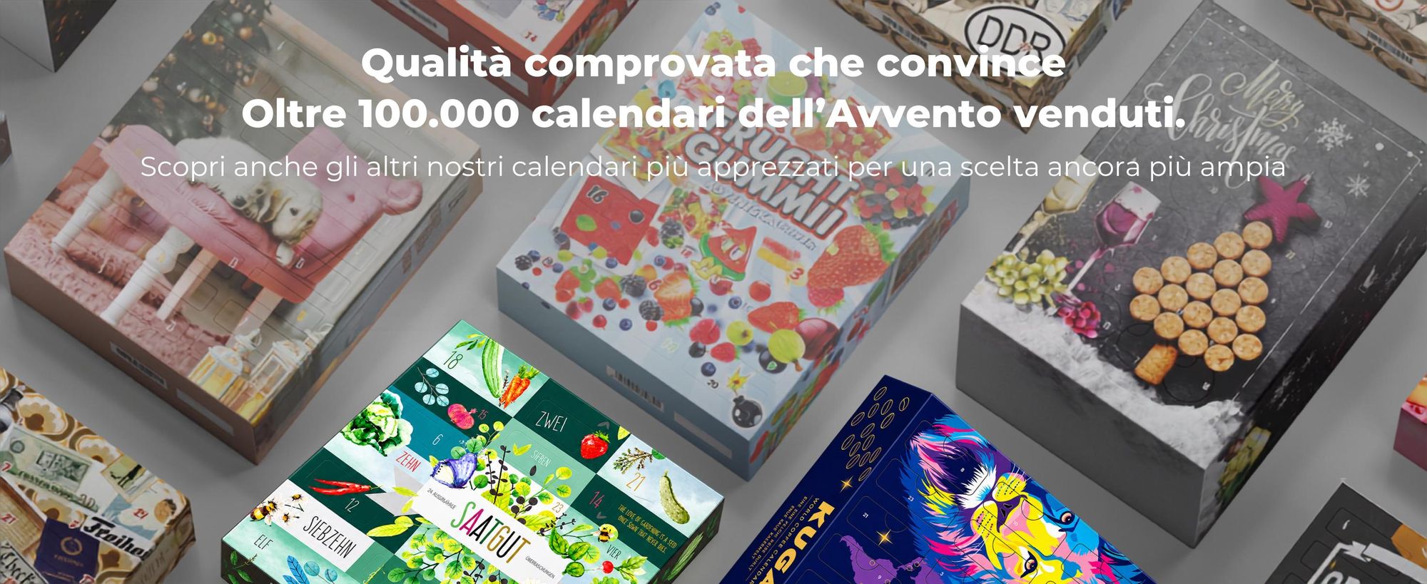 BOXILAND® calendario avvento semi 2026, 24 tipi, verdure erbe frutta fiori
