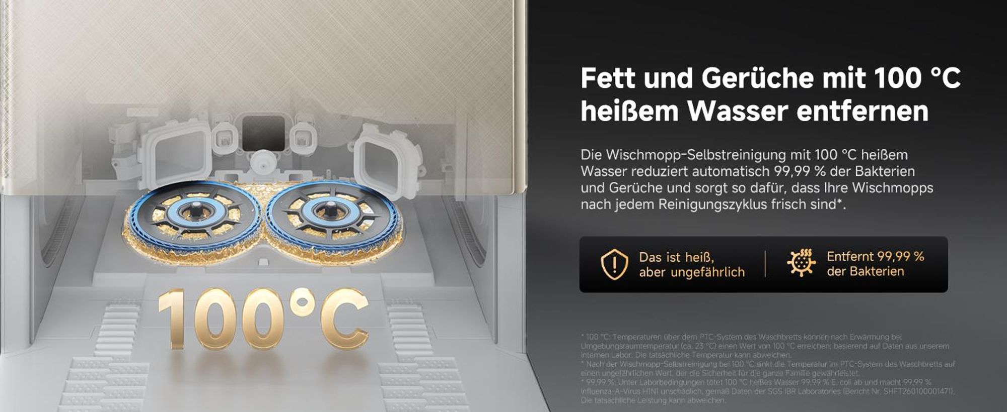 Dreame Matrix 10 Pro Saugroboter mit Wischfunktion,30KPa Saugleistung,AI RGB,3D Laser,100°C Selbstreinigung,0-Tangle System,Mop-Wechselstation,Weiß