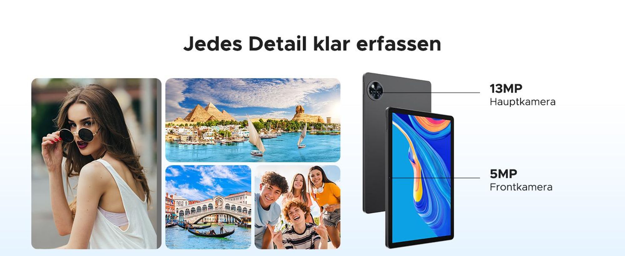 DOOGEE U11 Pro Tablet Android 16, 11 inch, 30(6+24)GB+256GB, 90Hz, WiFi 5,8580mAh,Widevine L1,Octa Core T7200,5MP+13MP Kamera