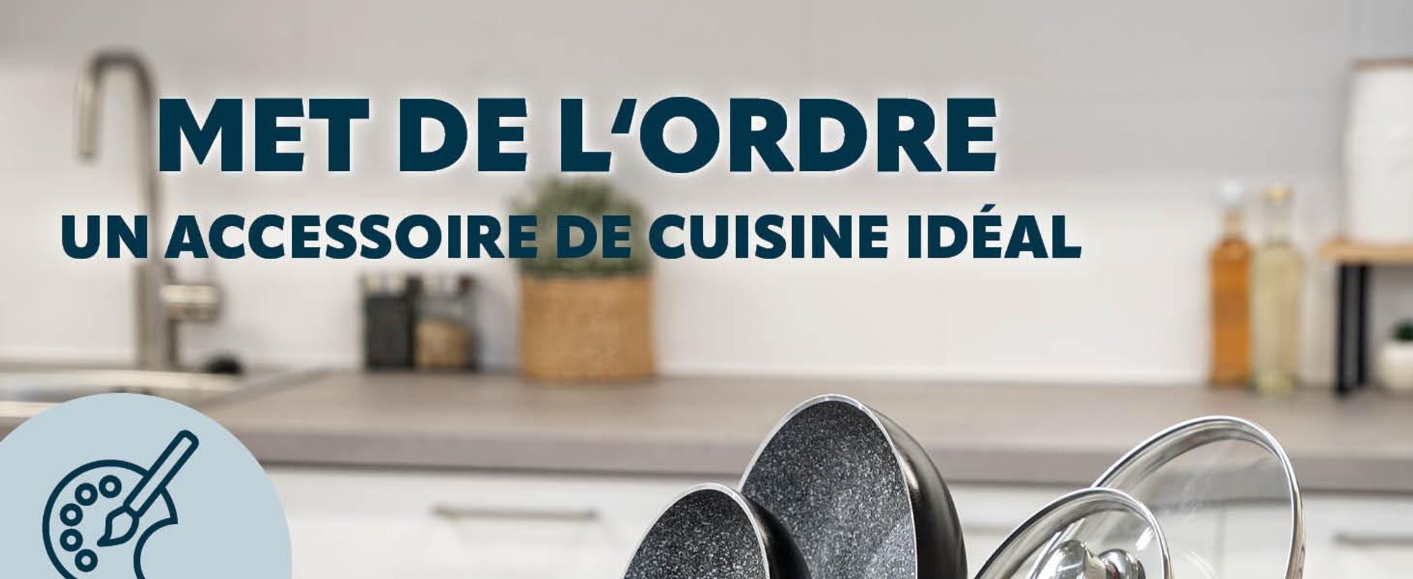 Support pour couvercles de casseroles pour la cuisine