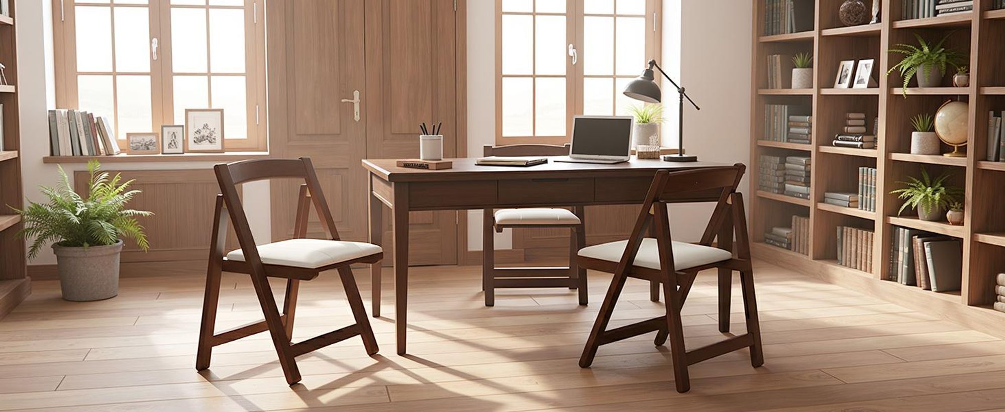 Klappstühle mit Polster Holzgepolsterte Klappstühle Tragbarer und Bereits montierter Klapp-Essstuhl für Gäste Küche Büro Hochzeit und Party