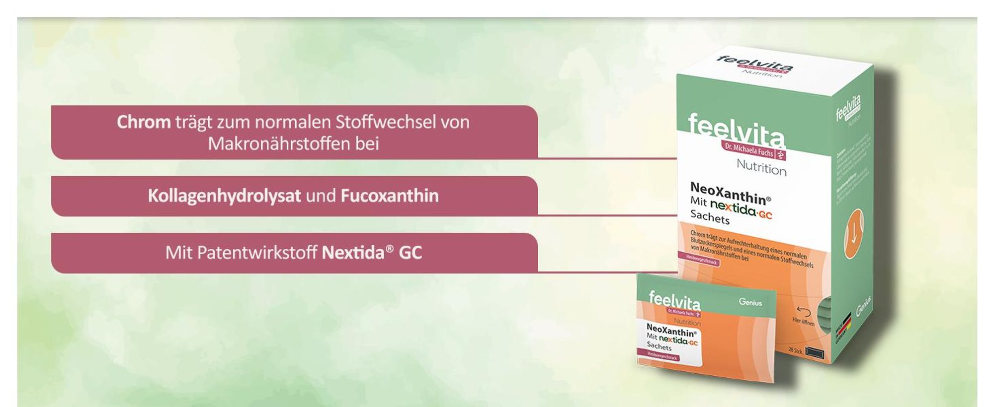 Genius Feelvita Nutrition NeoXanthin 28 Sachets