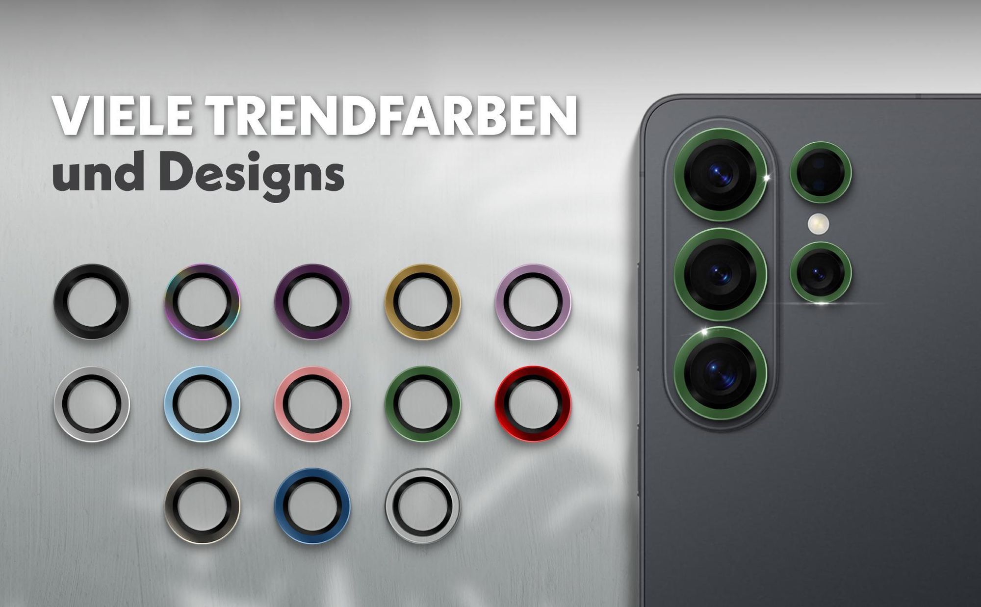Kameraschutz aus 9H Glas für Samsung Galaxy S26 Ultra in passgenauem Design