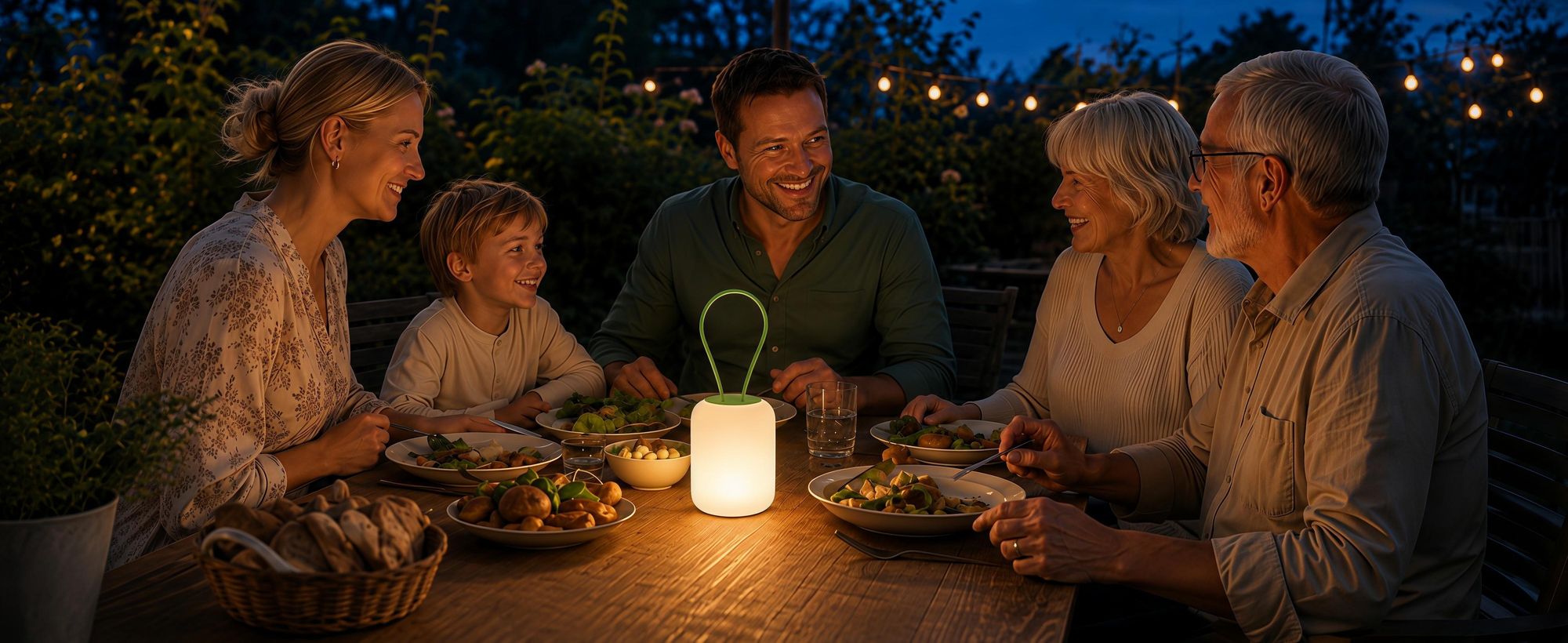 2er LED Campinglampe,USB-Aufladung Nachtlicht,flexible Outdoorlampe zum Aufhängen,Hinstellen und Montieren,dimmbare Handyhalter Campingleuchte