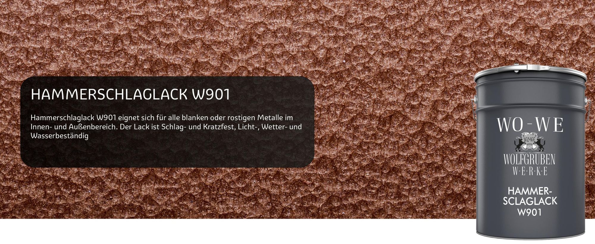 Hammerschlaglack Hammerschlag Effektlack Metallschutzlack