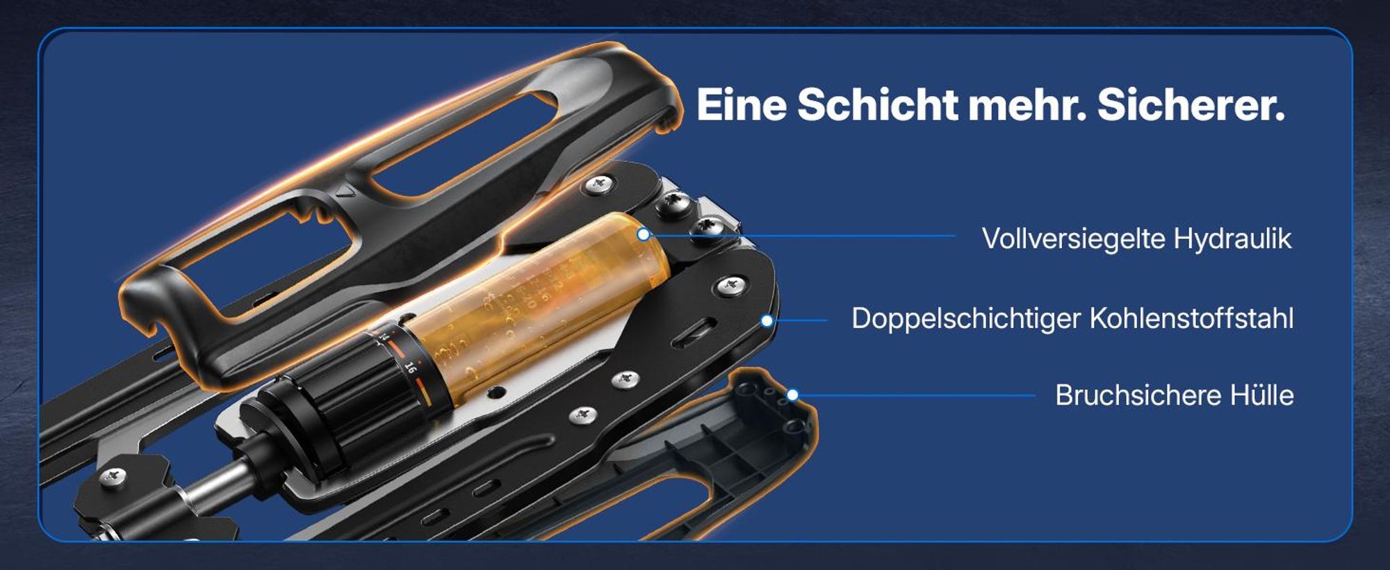 Arm-Power Twister, Hydraulischer Armtrainer 10-200 kg mit Wiederholungszähler, Krafttrainer für Zuhause, Grifftrainer, Muskeln Fitnessgeräte Merach