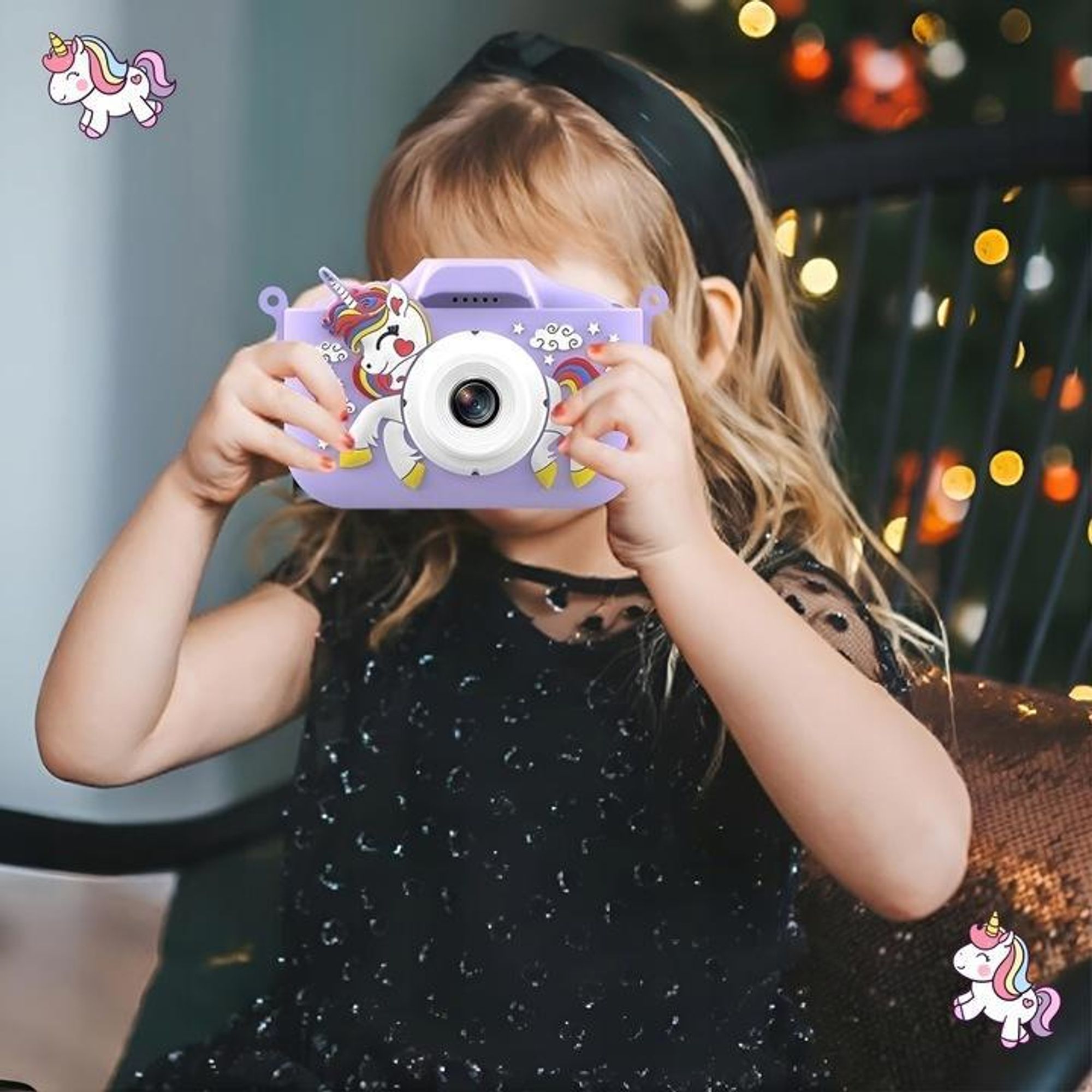 Digitale Fotokamera Für Kinder 40 Mp Kamera Spielzeug Spiele + 32Gb Karte